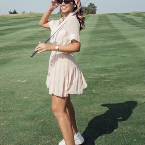 Golf Headband Beaded Rhinestone Crystal Wide Knot Sport Hair Accessory - Picture 2 of 7